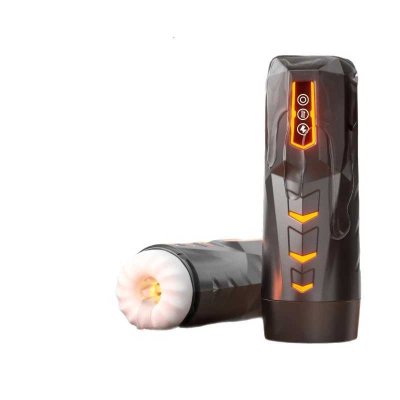 Automatic Thrusting Male Masturbator with 9 Modes Telescoping Hands-free Masturbation Cup Pocket Pussy Sex Machine for Men Adult Toys W250807