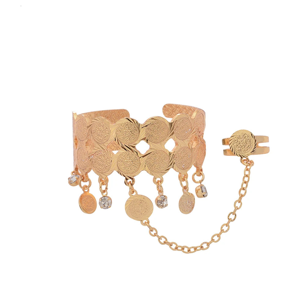 Gold Color Baby Bangles Dubai Jewelry Bracelet With open ring Bangles kids Children African gifts kid Birthday present 250805