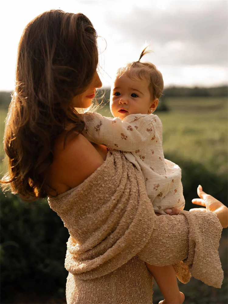 Tossy Knit Sweater Loose Maxi Dress Female Hollow Out Summer Patchwork High Waist Beach Holiday Dress Knitwear Long Dress 250806