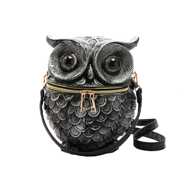 Free shipping designer Textured Niche Crossbody Bag for Women Ins Style Unique Handbag Shoulder Bag Owl-Shaped Embossed Box Bag