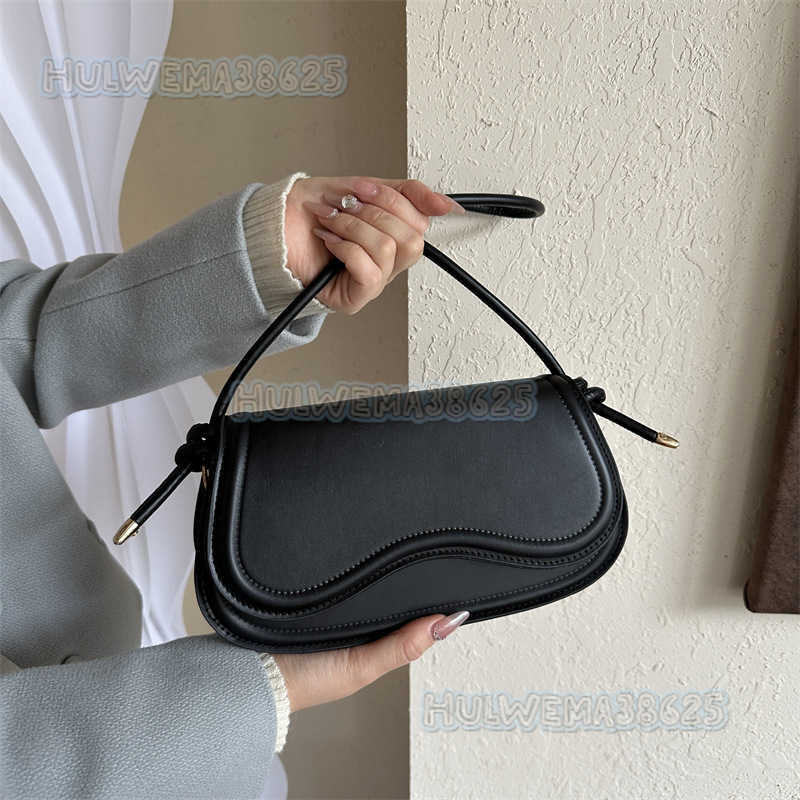 Trendy Fashion Solid Color Style Single Shoulder Bag for Women 2023 Winter New Versatile Underarm Bag Elegant Womens Bag H250806