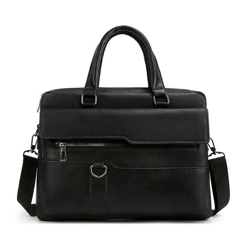 Men's briefcase texture new backpack leisure large capacity business shoulder computer bag handbag crossbody