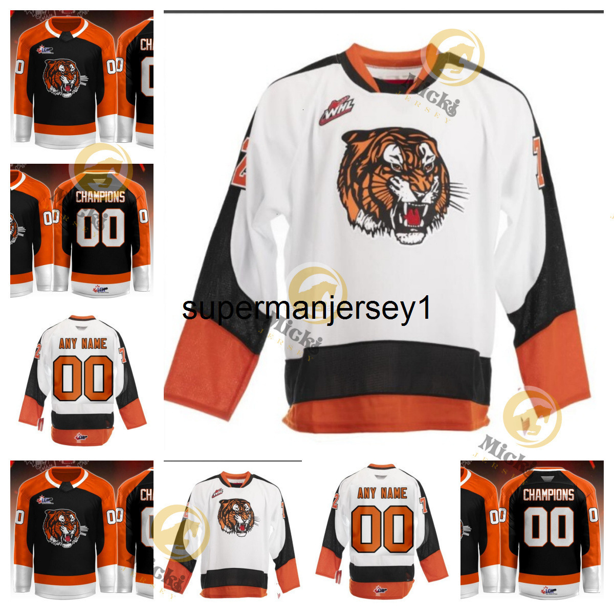 Medicine Hat TigersHockey Jersey 72 Gavin McKenna 7 Oasiz Wiesblatt 35 Harrison Meneghin Medicine Hat Jerseys Custom Stitchedcava