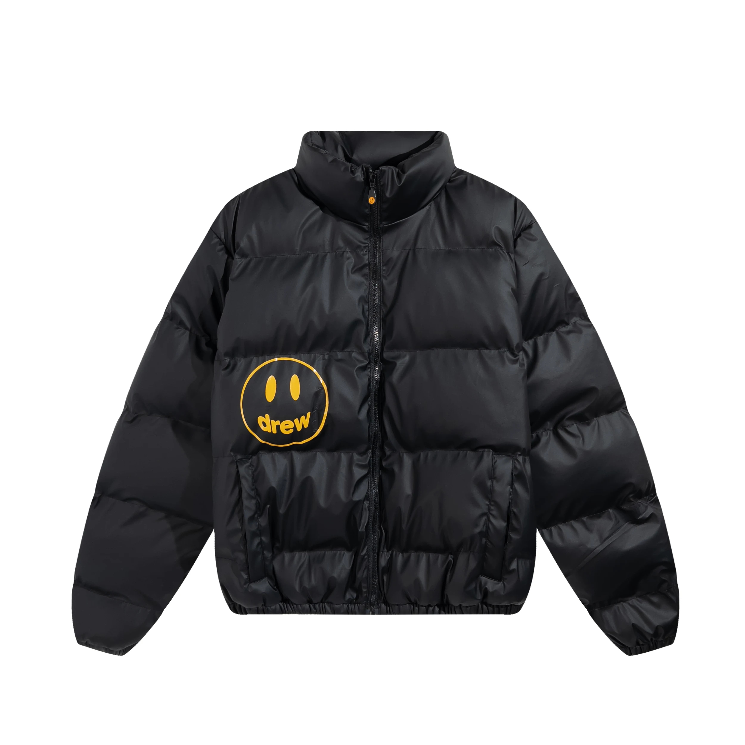 Drew House Men's Clothing Warm cotton-padded jacket winter designer niche American retro print loose denim jacket