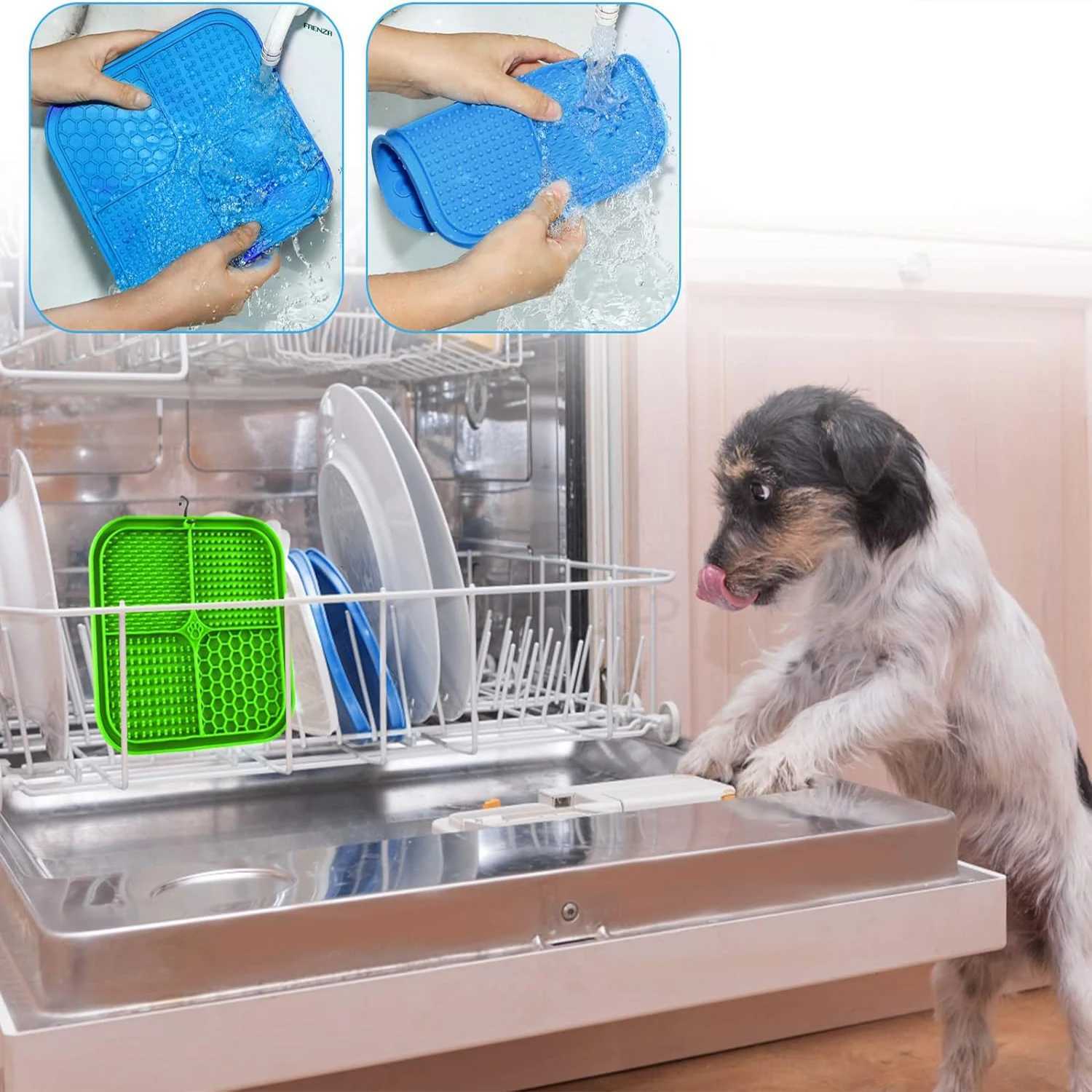 Pet Placemat Dog Lick Mats Cat Slow Feeding Mat Cats Dogs Grooming and Training Feeding Supplies Silicone Eating Slowly Food Pad Y250806