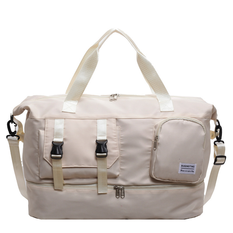 New Hot Selling Multi-Functional Fiess Two-Layer Telescopic Large Capacity Travel Sports Handbag Women's Bag