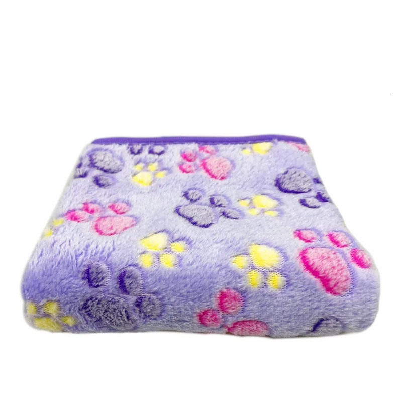 Soft Fluffy High Quality Pet Blanket Cute Cartoon Pattern Non Slip Warm Comfortable Mat Machine Washable All Season for Cat Dogs 250804