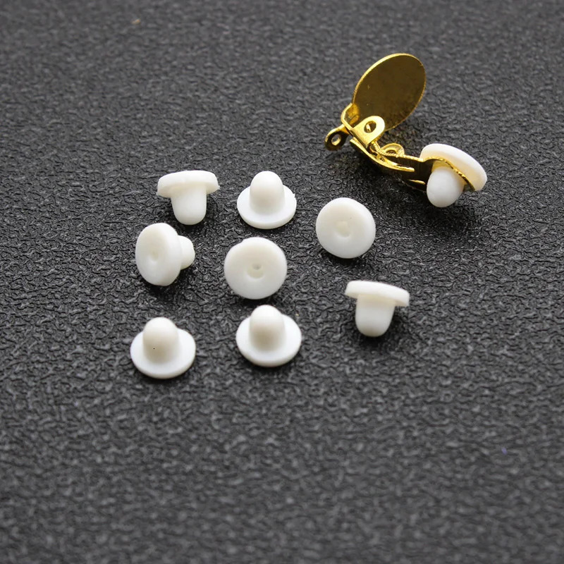 Earrings Screw Backs AntiPain Ear Clip Rubber Silicone Earring Back Stoppers for Stud Plug Blocked Caps DIY Making 250804