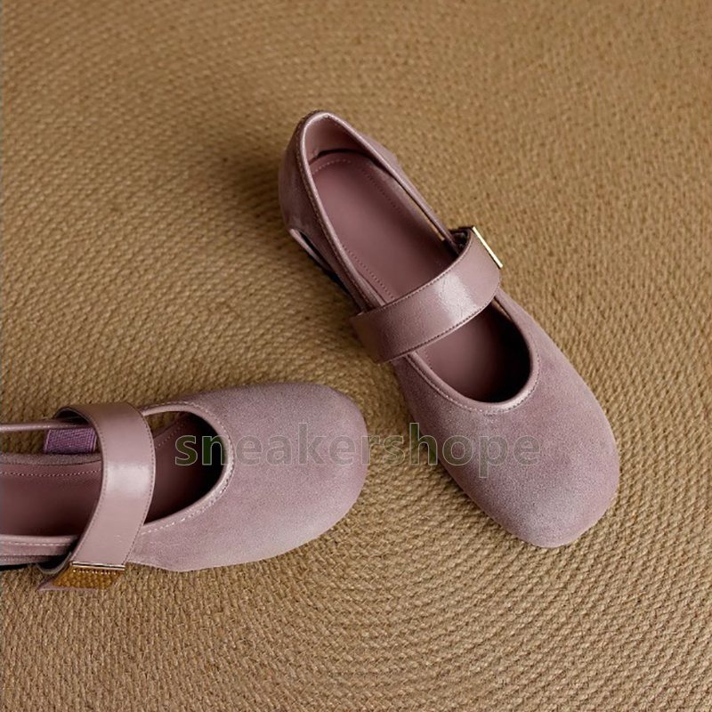 designer shoes loafers womens ballet flats low heels mary jane shoes comfort soft sole fashion luxury ballerina shoe size 35-40