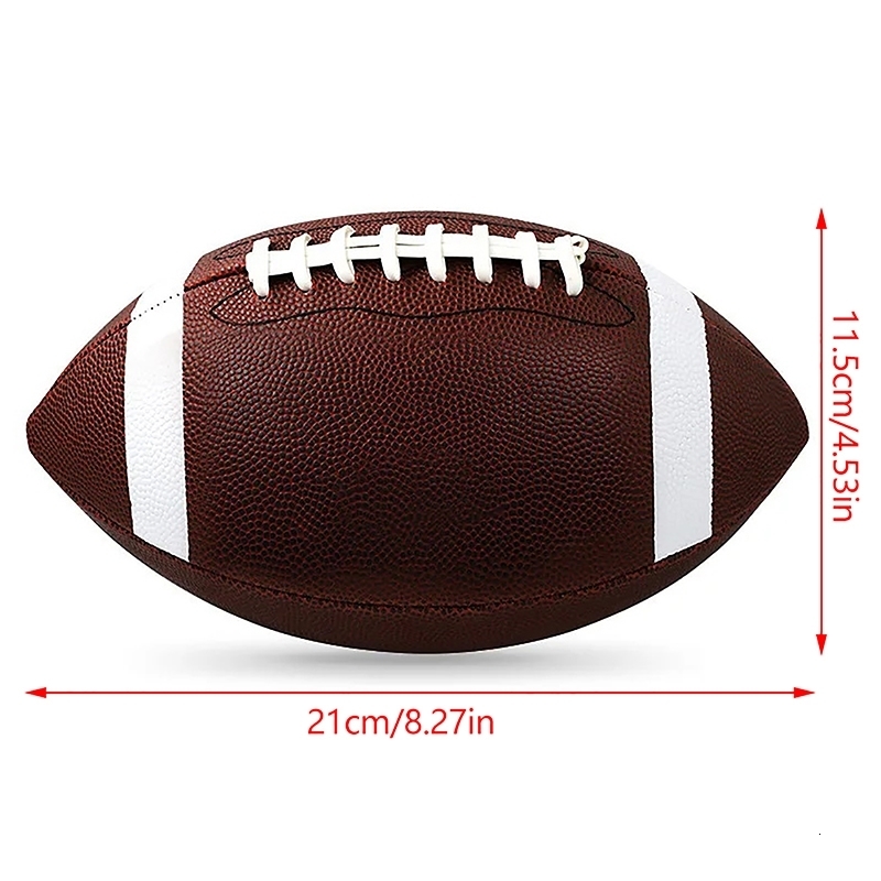 Ecofriendly PVC Inflatable Rugby Ball Childrens Toys Leather Indoor And Outdoor Sports Goods y250729