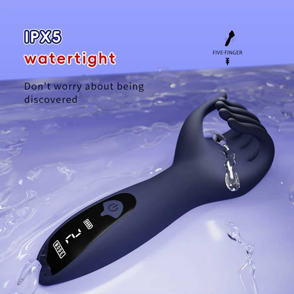 Adult Toys Sex Glans Trainer Penis Massage Male Masturbator Vibrating Glans Vibrator Sex Toys for Men Delay Endurance W250807