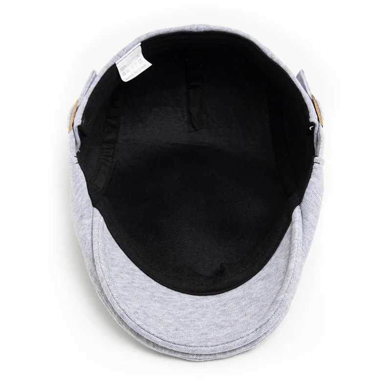 Fashion Unisex Beret Men Autumn Winter Knitted Cotton Flat C Women Warm Hat Soft Berets Vintage Casual Newsboy Adjustable XJ250807