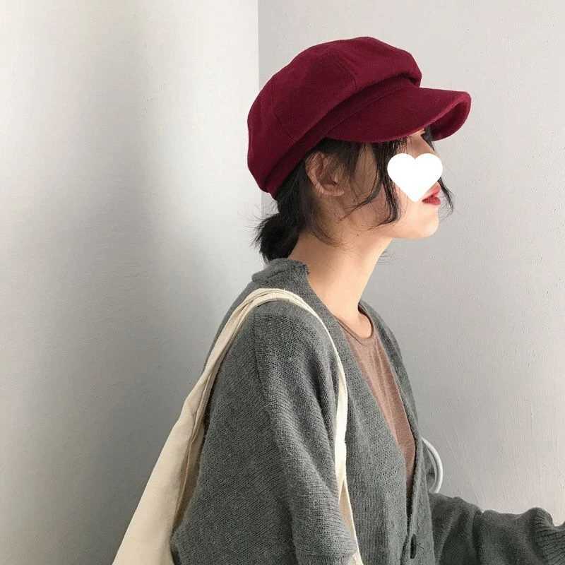 2 Hat Girl Lightweight Beret Female Korean Version Painter Hat Cute Duck Tongue Hat Fashionable Leisure C XJ250807