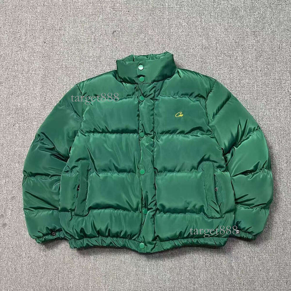 Designer Mens Down Embroidery Letter Vintage Hip Hop Cotton Coat Winter Thickened Warm Puffer Jacket Streewear 588