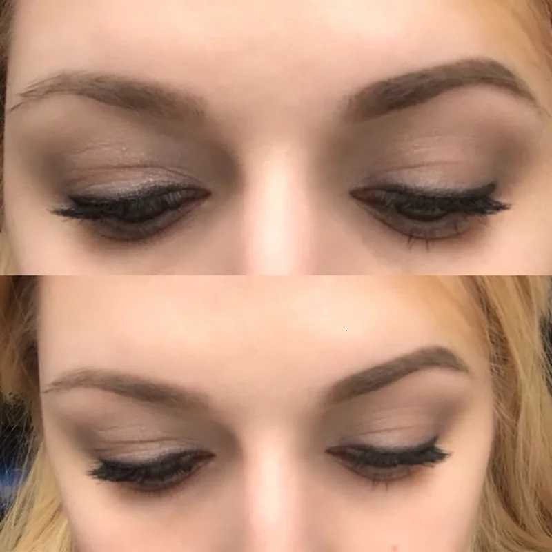 Pudaier 1 Set Eyebrow Makeup Gel Women Eyes Makeup Matte Eye Brow Cream Tattoo Makeup Cosmetics Brows Enhancer With Brush Pencil W250807