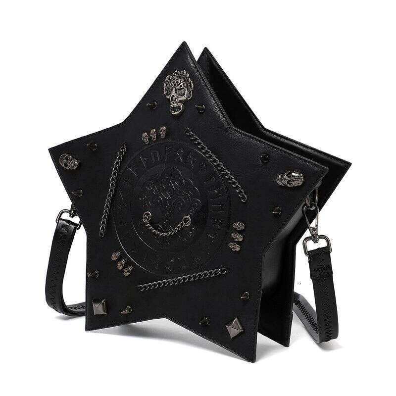 2024 New Female Goth Niche Women's Backpack Skull Head Single Shoulder Diagonal Cross Bag