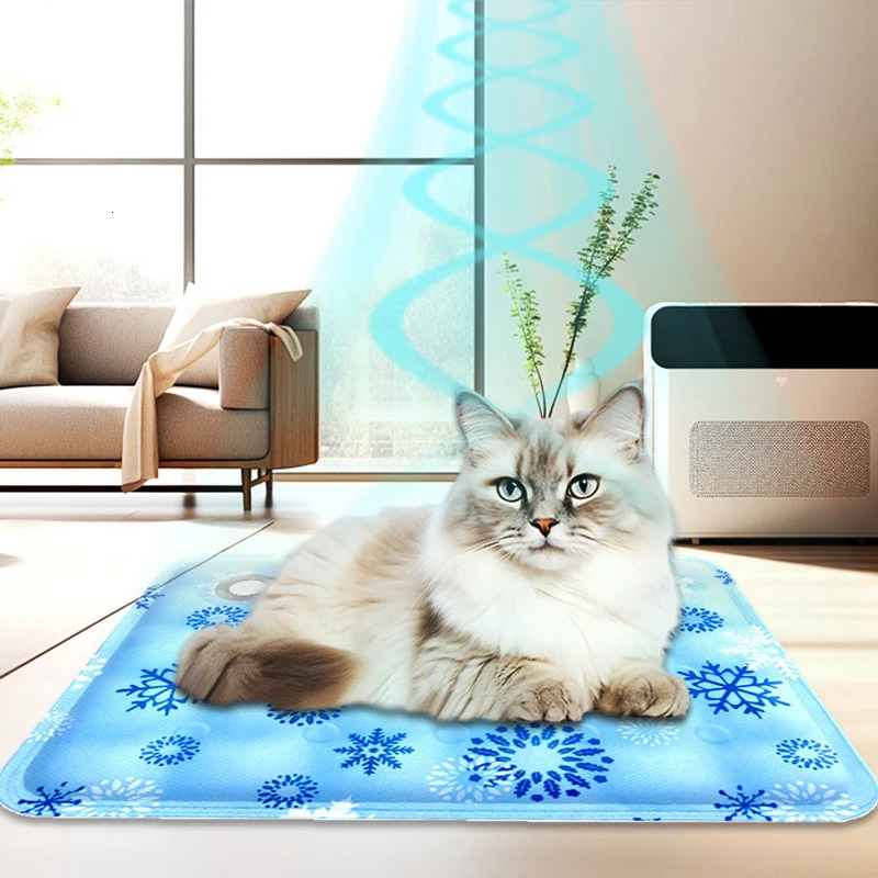 Summer Ice Cushion Pet Cooling Mat Sleeping Mat Cooling Gel Cushion Water Cushion Cat Dog Cold Bed Ice Mat Blanket Dormitory Mat 250804