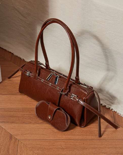 Hot Selling New Genuine Leather Women's Shoulder Bag luxury Cowhide ladies handbag baguette bag female Commuter Shopping Underarm Bag Designer Ba