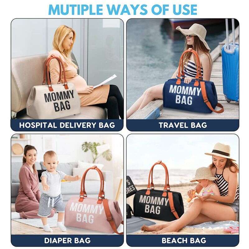 Women's five-piece set of multifunctional mommy portable travel casual waterproof ultra-light mother and baby bag