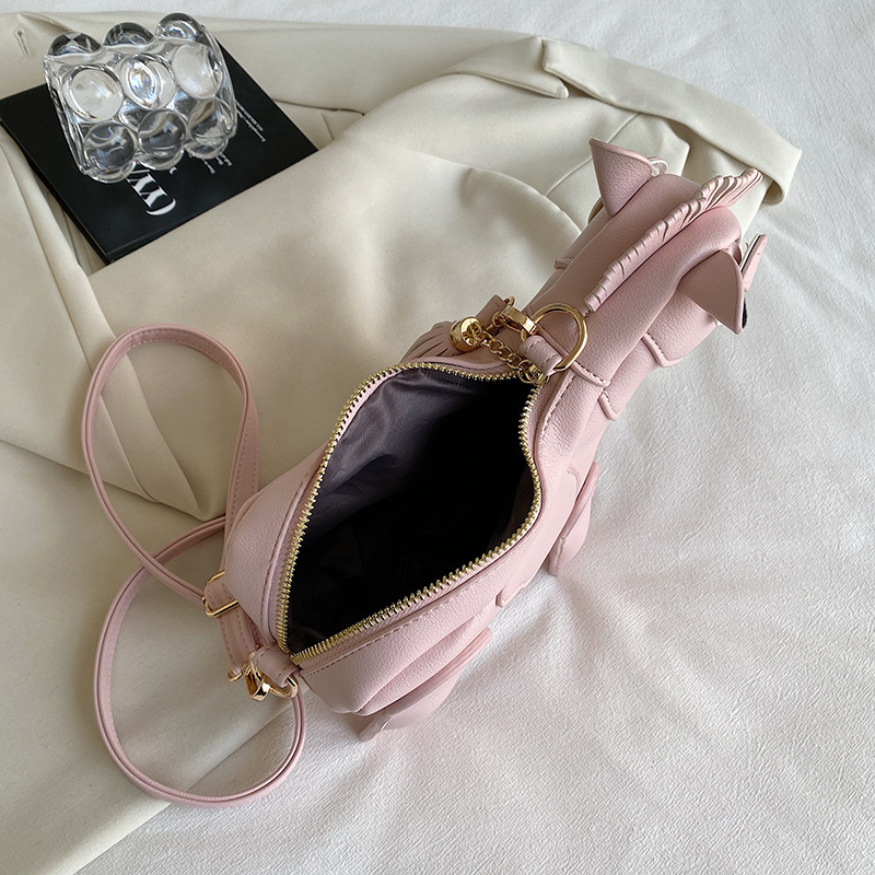 Free shipping designer Unique Small Bag for Women New Ins Creative Doll Pony Shoulder Bag Crossbody Bag Niche Phone Small Square Bag