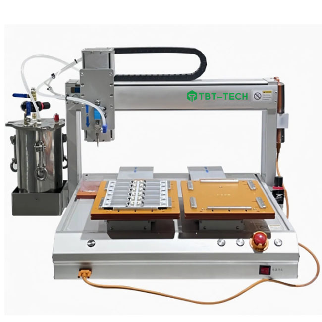 Automatic 2 Part Epoxy Resin AB Glue Dispensing Robot Machine 2 Component Automated Alue Dispensing Systems