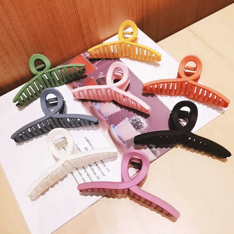 Barrettes Fashion Women Acrylic Hair Claws Clips Hair Accessories Hairpins Ladies Hairgrip Headwear Girls Ornaments Crab Bands U250807