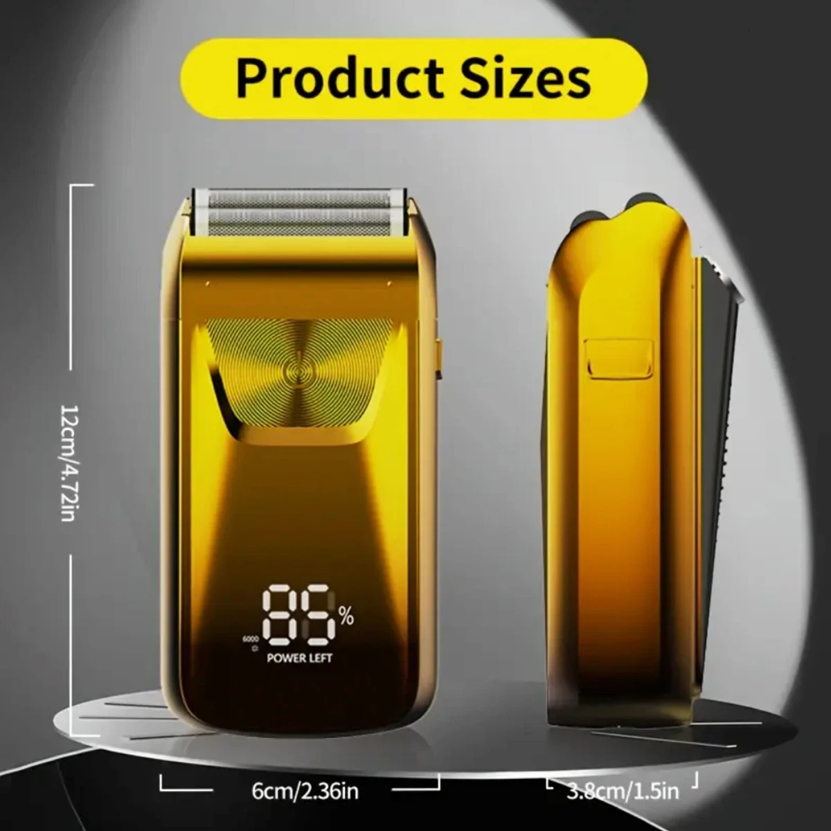 Beard Shaver Trimmer For Man Electric Beard Shaper Professional Barber LED Digital Display Rechargeable Lithium Battery 250805