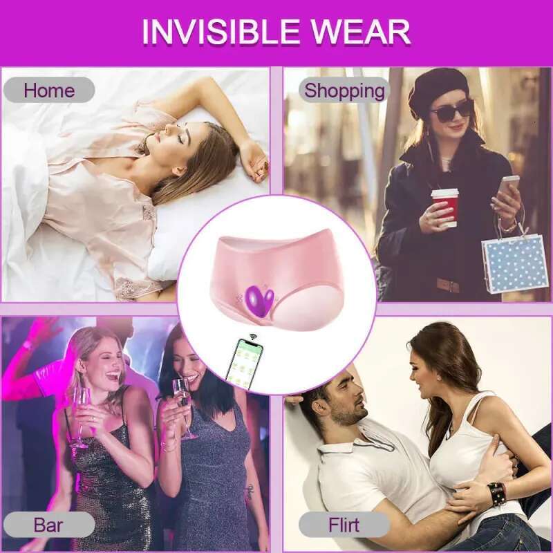 New Wireless App Bluetooth g Spot Dildo Vibrator Female Remote Control Wear Vibrating Clitoris Stimulator Sex