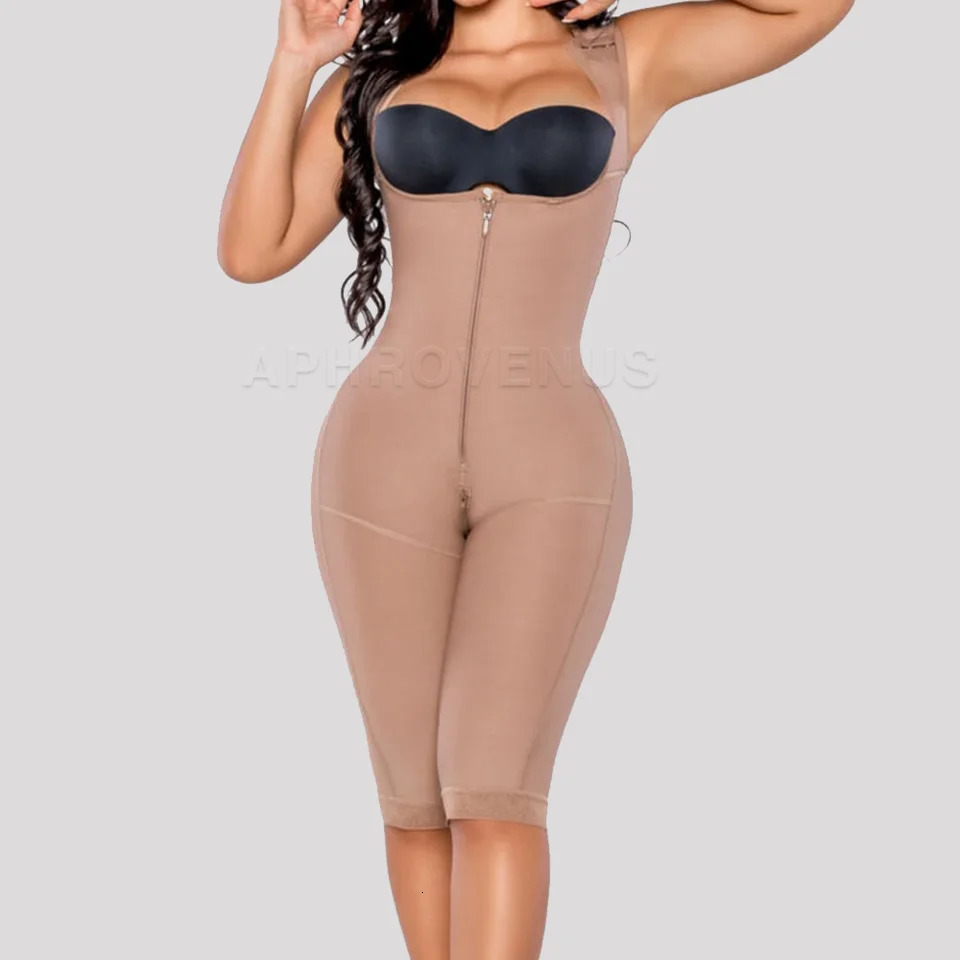 Fajas Colombianas High Compression Body Shaper with Long Pants Tummy Control Post Surgery Leggings Fitness Slimming Shapewear 250805