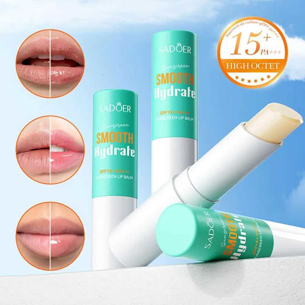 SADOER Hyaluronic Acid Lip Balm Moisturizing Hydrating Lip Care Nourishing Repair Smooth Plump Lips Long-Lasting HydrationXJ250807