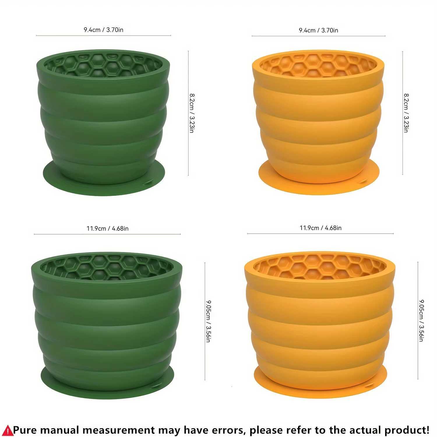 Silicone Slow Feeding Dog Bowl with Suction Cup and Anti-slip Design to Distract and Reduce Boredom Rich in Silicone 360ml/620ml Y250806