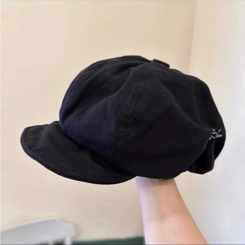 Harajuku Retro Style Oversized Berets Cs for Women in 2024 Spring Summer Fashion Versatile Casual Short-brimmed Newsboy Hats XJ250807