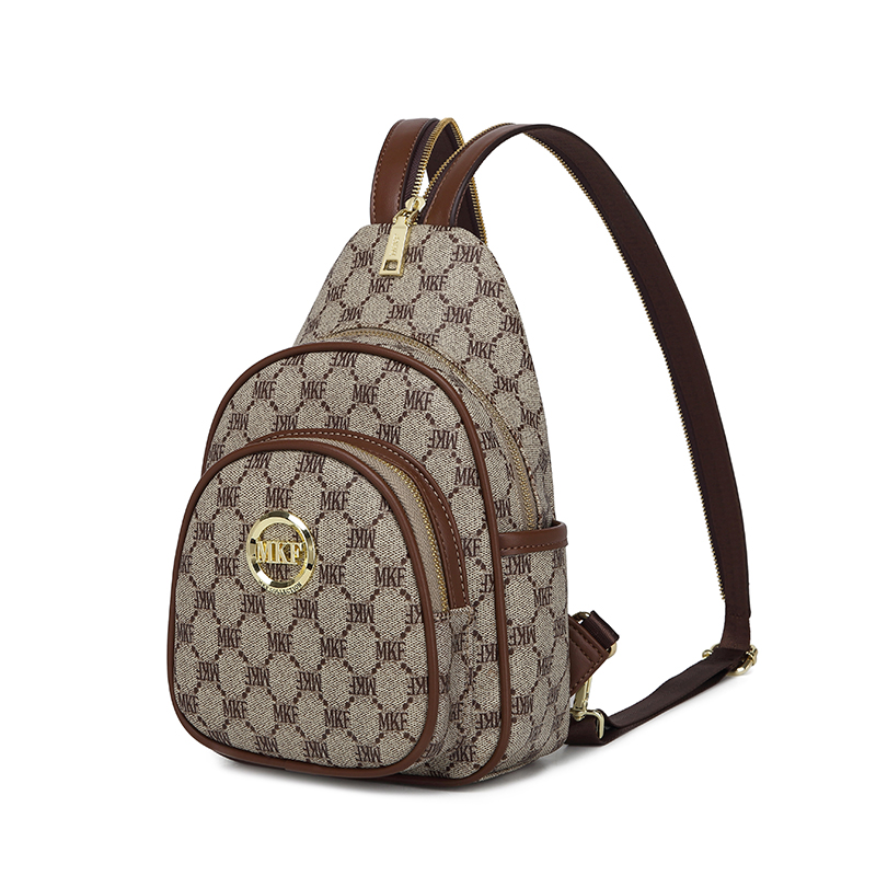 MKF designer bag free shipping Light luxury High quality casual backpack bag letter versatile classic vintage handbag for woman