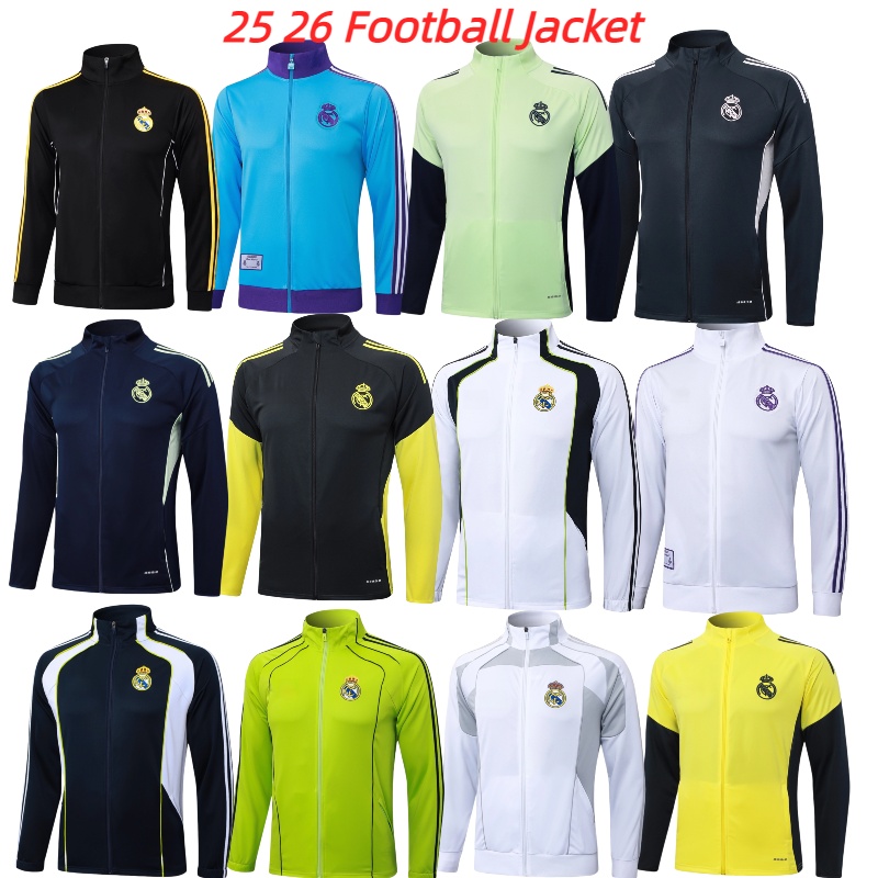 2025 2026 BELLINGHAM Real jacket 25/26 Reals Madrids long sleeves men MBEPPA VINI JR football sportswear chandal futbol survetement AAA