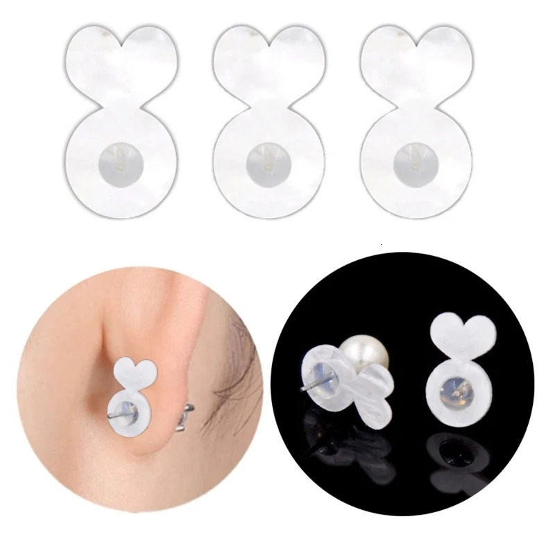 Supportive Earring Lifters for Heavy Earrings Unique Back Ear Studs Lobes Lifter 250804