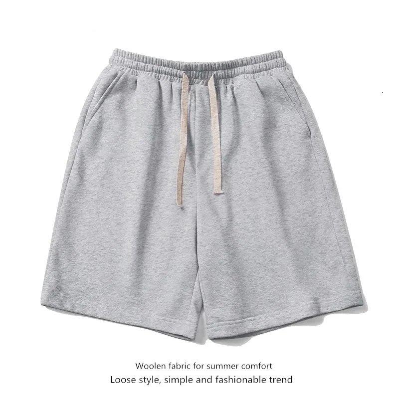 Mens Athletic Shorts Summer Workout Loose Fit Plain Black Knit Running Basketball Gym Training Sports 250807