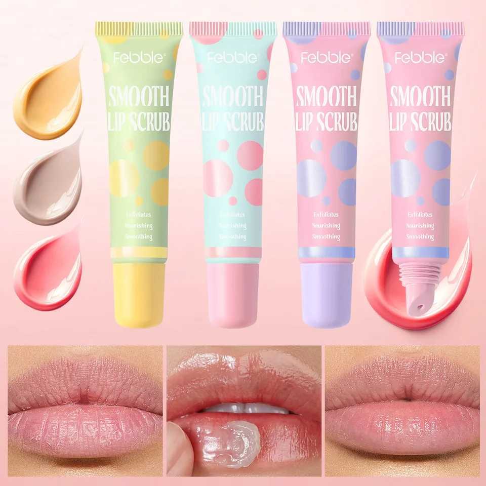 Moisturizing Lip Scrub Hydrating Brightens Dark Lips Removes Dead Skin Cells for Soft Smooth Kissing Lip Care TreatmentXJ250807