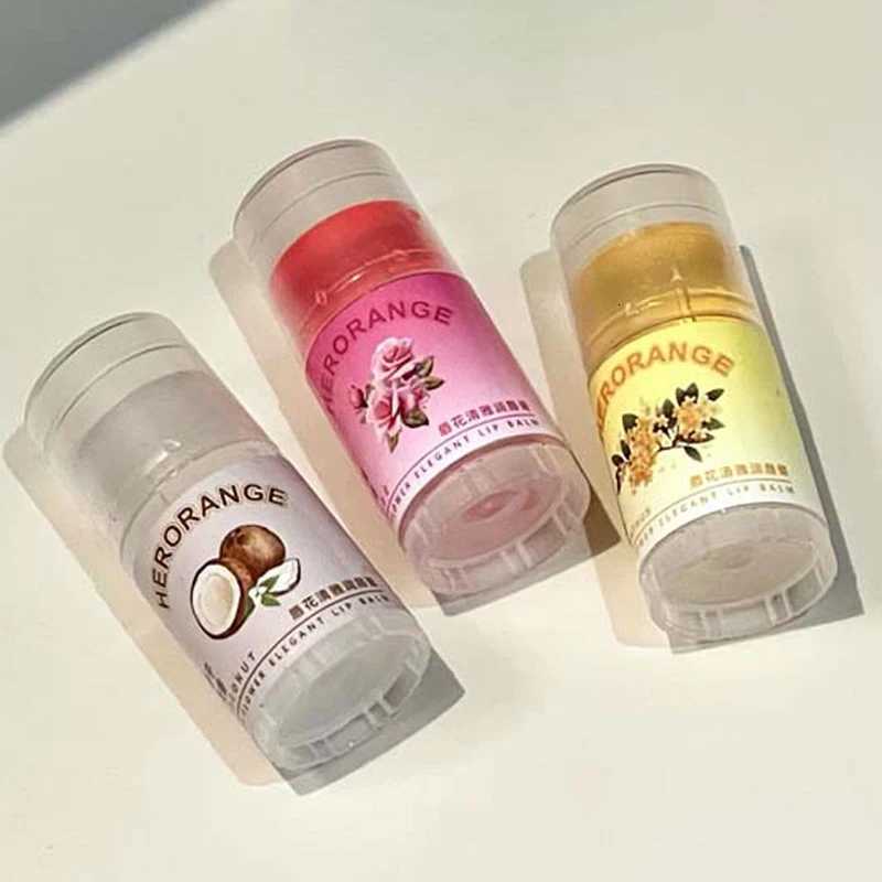 Peach Fruit Lip Balm Mini Portable Hydrating Coconut Grape Lip Care Moisturizing Cream Anti-Drying Nourish Jelly Lipstick PrimerXJ250807