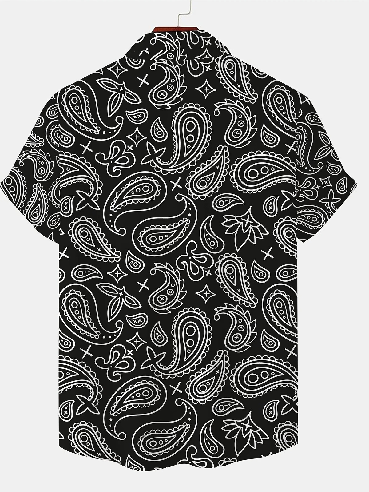 Novelty Paisley 3D Printed Shirt Summer Casual Breathable Mens Button Short Sleeve Tops Street Fashion Trendy Vintage Shirts 250807