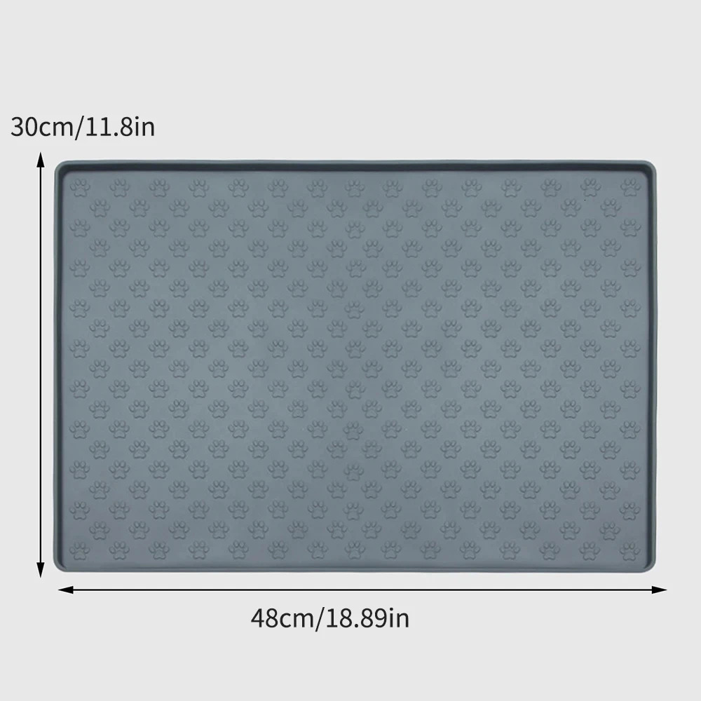 Pet Placemat Nonspill Easy to Clean Foldable Cat and Dog Feeding Mat Silicone Non-slip Waterproof Pet Mat 250805