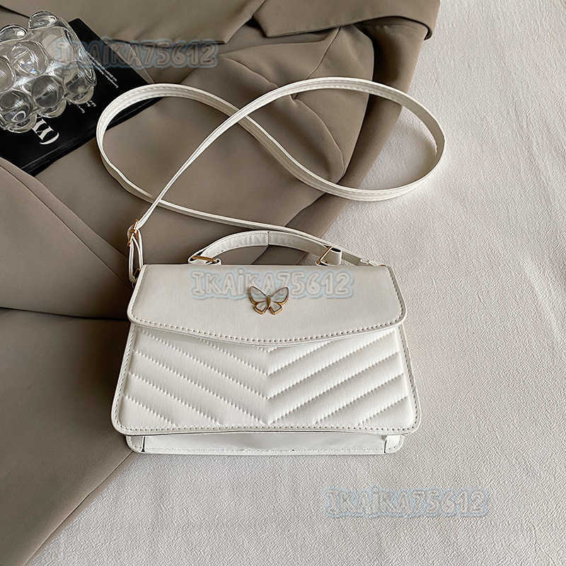 Minimalist Trendy Fashion Crossbody Bag 2024 Autumn New Style Quilted Shoulder Bag Niche Versatile Handheld Small Square Bag H250806