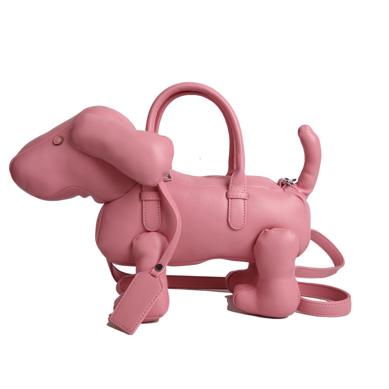 Free shipping designer Creative Puppy Bag Ins Fun Quirky Animal Design Bag Niche Design Handbag Shoulder Bag