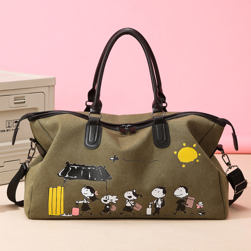 New Graffiti Print Travel Large Capacity Unisex Sports Yoga Bag Multifunctional Casual