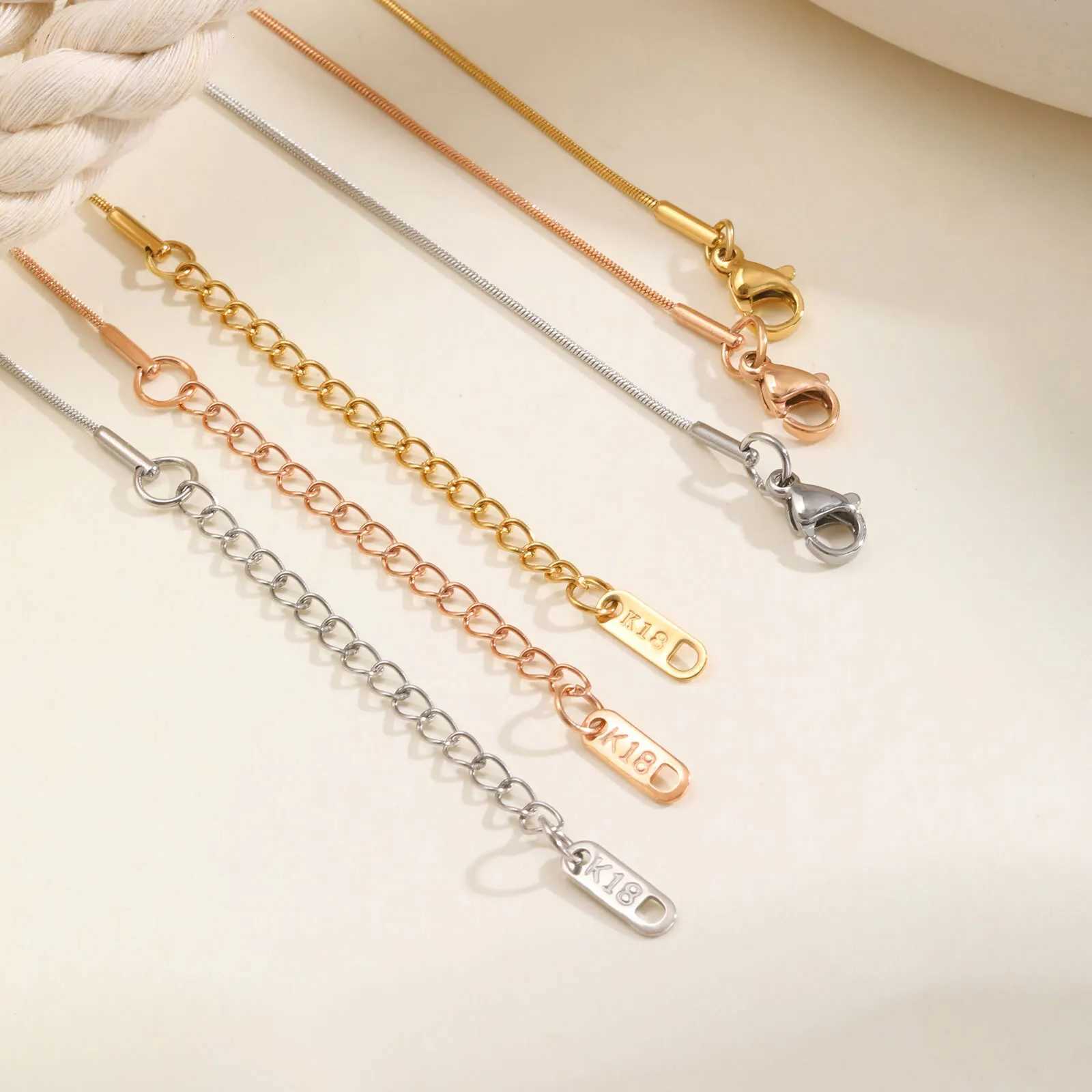 Stainless Steel Snake Chain Anklet s for Women Waterproof Foot Chain Anklets Gold Plated Summer Beach Jewelry Y250805