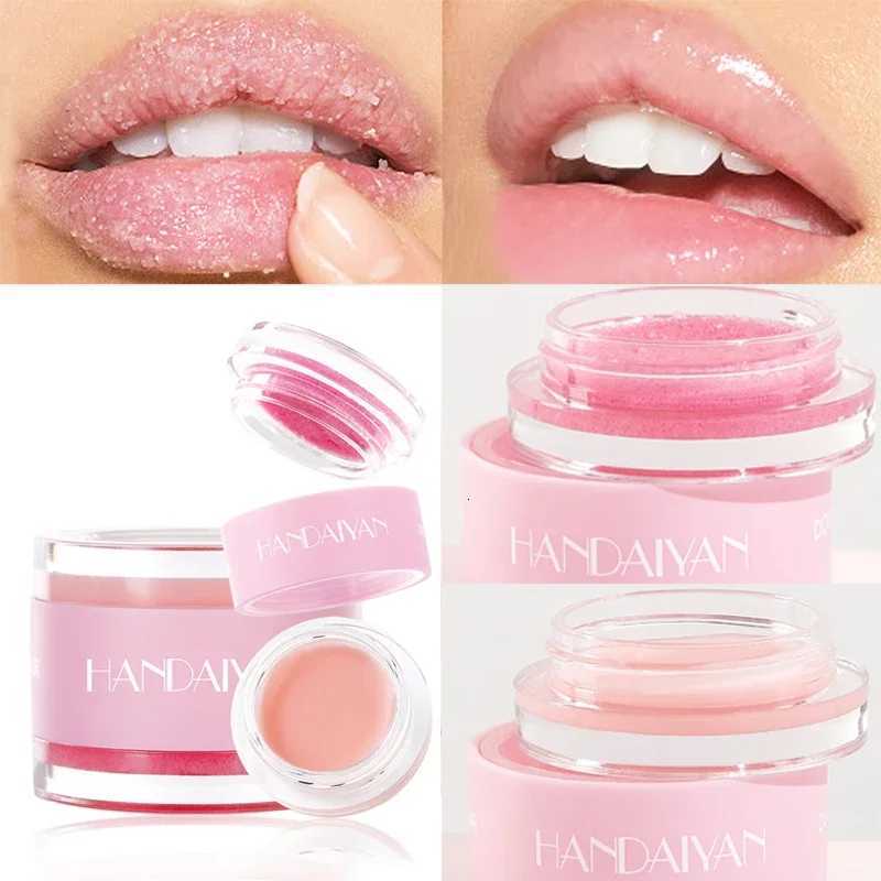 Scrub Lip Mask 2 In 1 Double Effect Lipstick To Repair Dead Skin Exfoliating Moisturizing Repair Fine Lines Lipgloss Lips CareXJ250807