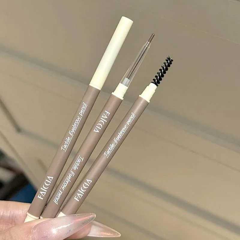 3 Colors Thai Style Natural Wild Eyebrows Waterproof and Sweatproof Brown Eyebrow Gel Pen Matte Eyeliner Gel Pencil Cosmetics W250807