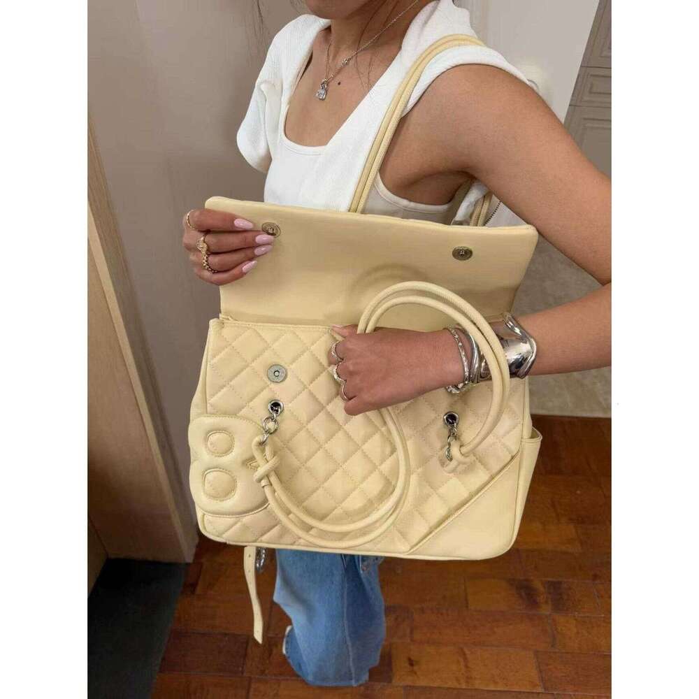 Designer Bag Tote bag Shoulder Bag Spring Summer New Kangpeng Diamond Pattern Airport Tote Large Capacity Commuter Versatile Single Double