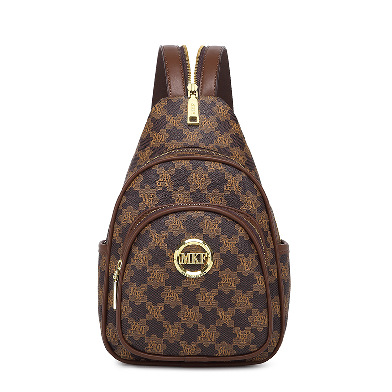 MKF designer bag free shipping Light luxury High quality casual backpack bag letter versatile classic vintage handbag for woman