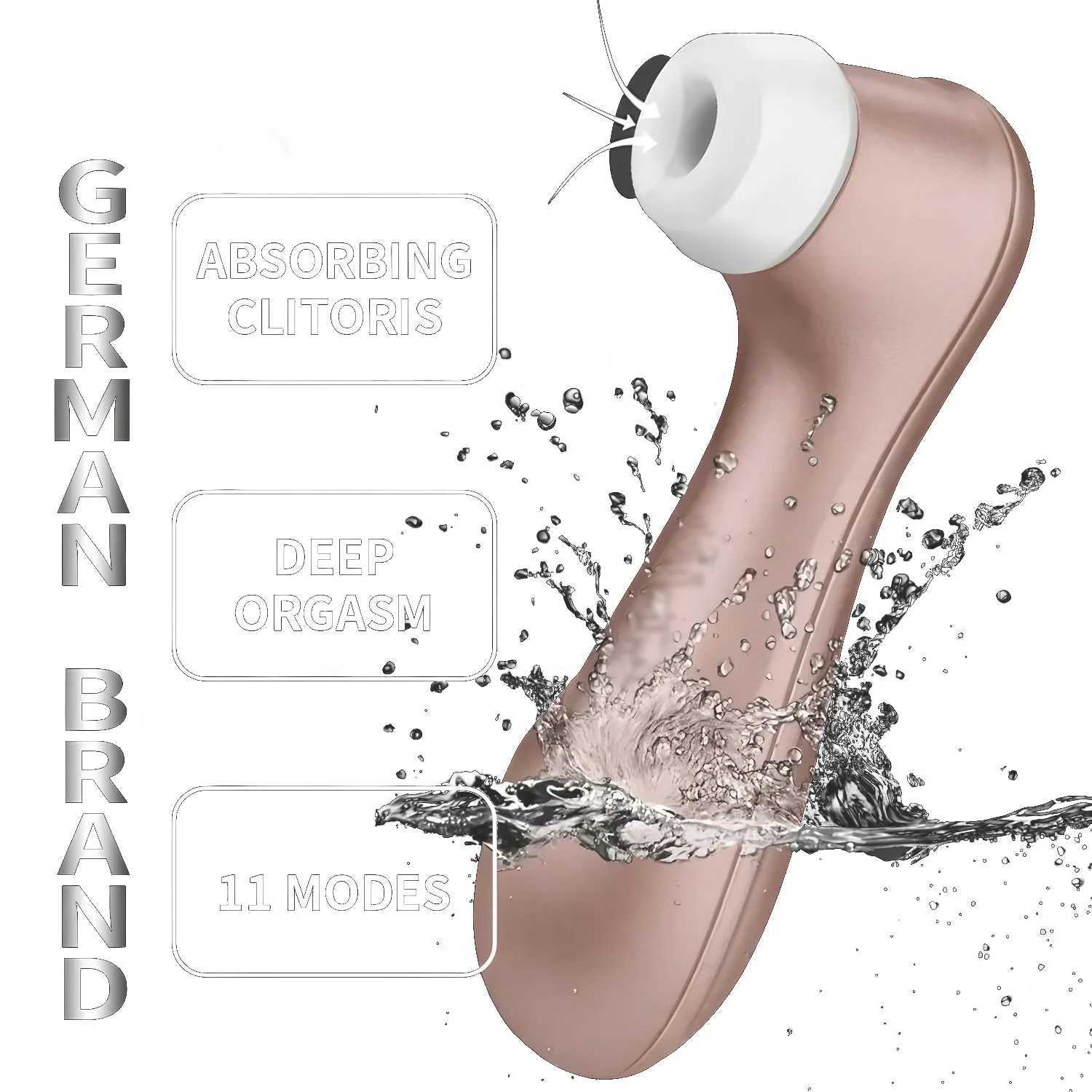 Pro 2 Suction and Clitoral Stimulation Vibrator Adult Sex Toy for Women Female Wellness Tools Sex Toy W250807