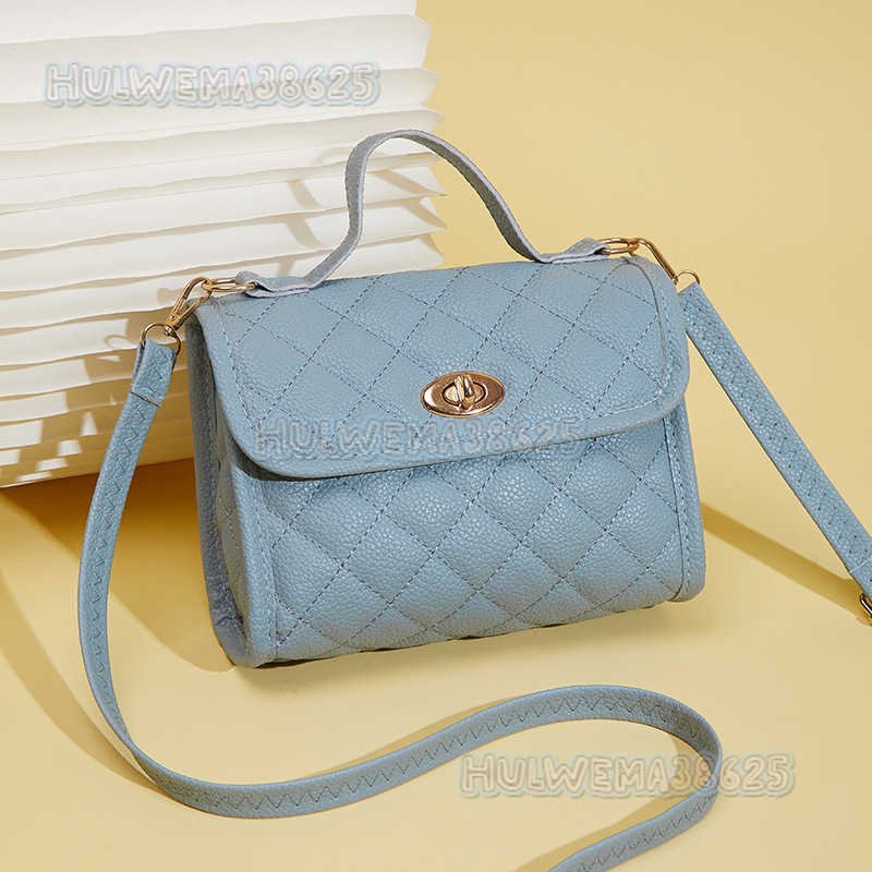 Style Small Square Bag 2025 Ladies Bag Womens Bag Phone Bag Quilted Chain Embroidered Bag H250806